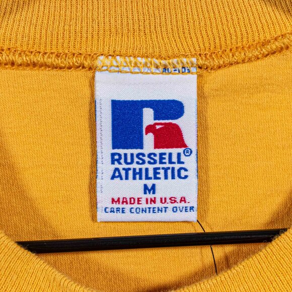 Russell Athletic Pocket T-Shirt Medium VTG 90s Made in USA - Picture 7 of 9